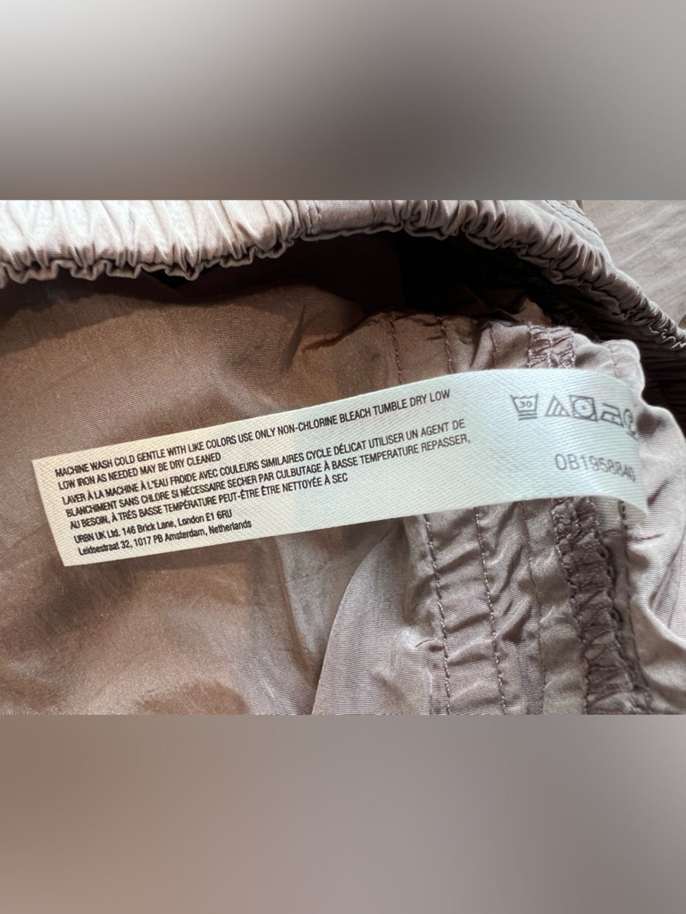 Anthropologie Daily Practice Side-Tie Elastic Waist Athletic Windbreaker Pants - Picture 14 of 14